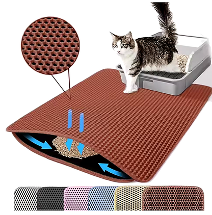 PawProof cat litter mat in Brown